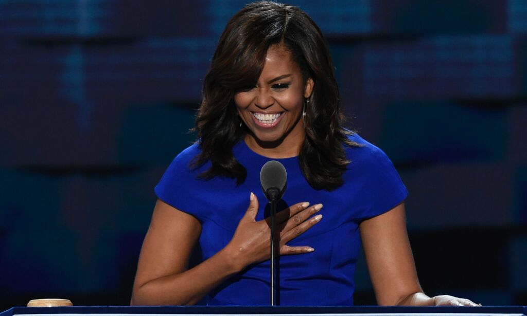 Forrige uke ble Michelle Obamas tale den store snakkisen. Det ble den i natt også