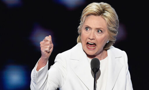 Hillarys tale: - En mann du kan lokke med en Twitter-melding kan ikke ha kontroll over atomvåpen