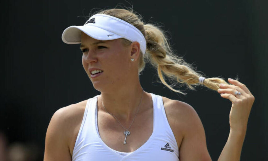 Først røk hun ut av Wimbledon. Så ble hun servert et pinlig spørmål om eksen