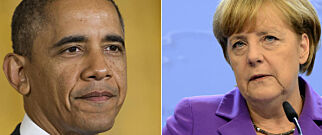 - Obama godkjente avlyttingen - ville vite alt om Merkel