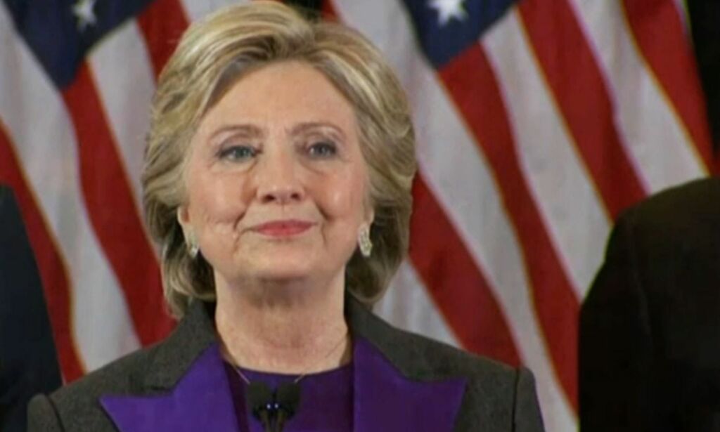 Her er Hillary Clintons første tale etter nederlaget