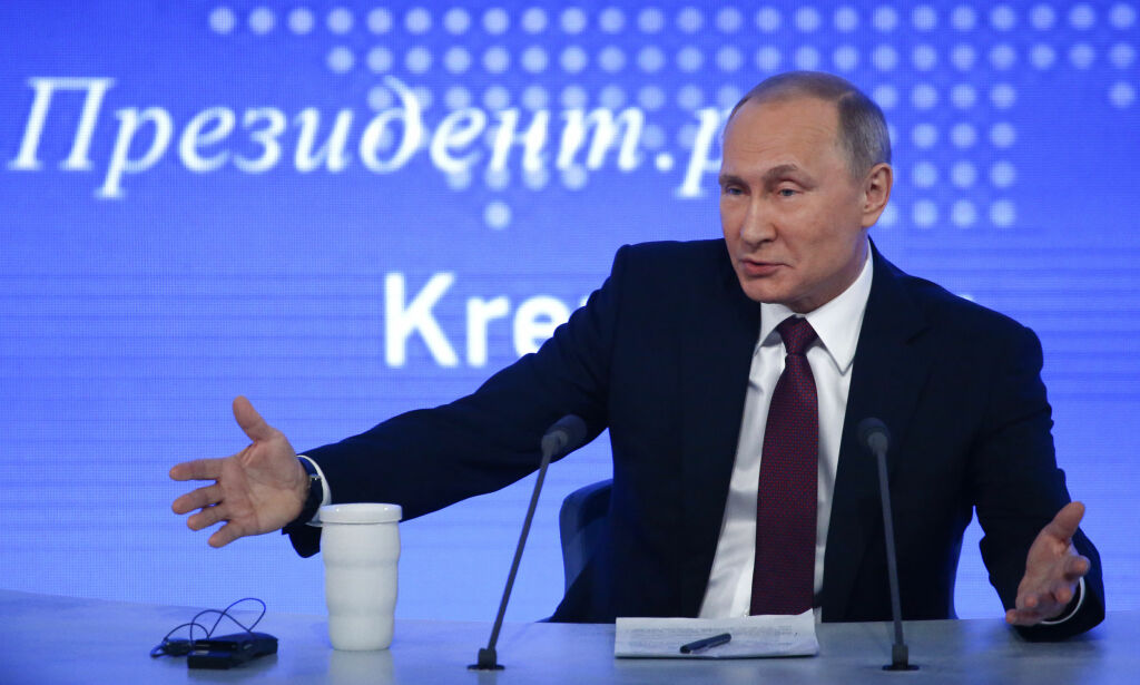 Hissig Putin raser mot Trump-kritikere: - Oppspinn