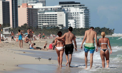 Alarm på Miami Beach: Snart tom for sand