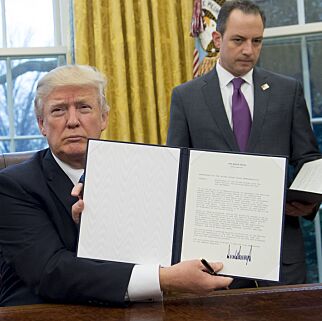 Nå har noen av Trumps få konkrete forslag blitt en realitet. Vil ha USA ut av handelsavtale og stanser bistand til abort
