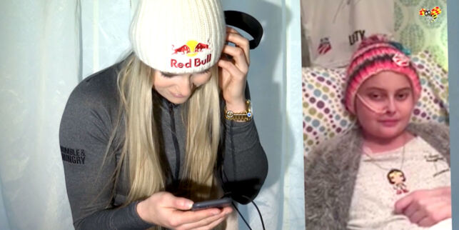 Lindsey Vonn rørt av hilsenen fra kreftsyke Hedda (14): - Hun er en inspirasjon