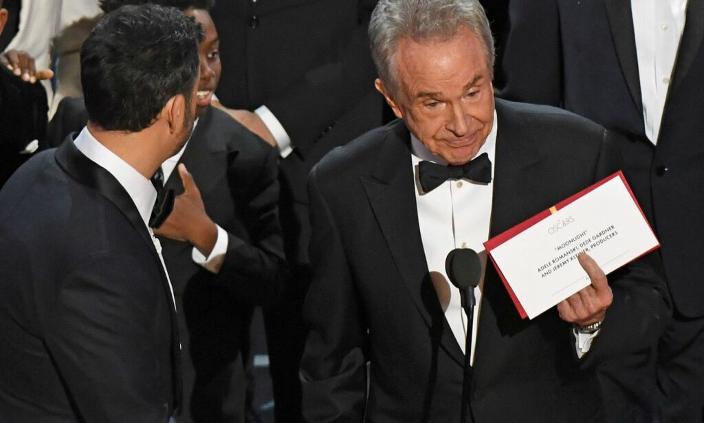 «Moonlight» vant Oscar for beste film. Ved en feil ble «La La Land» utropt som vinner fra scenen.