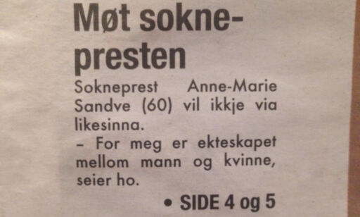 Da hun oppdaget feilen, var det allerede for sent