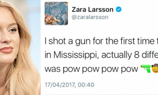 Zara Larsson beklaget Twitter-melding etter Facebook-drap: - Herregud