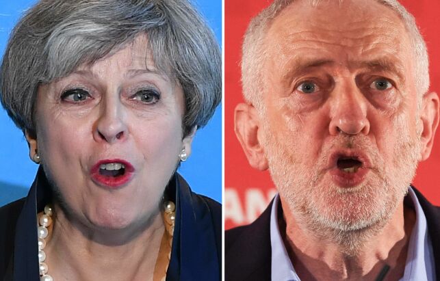 Sentrum i britisk politikk er radert ut. Fløyene står igjen