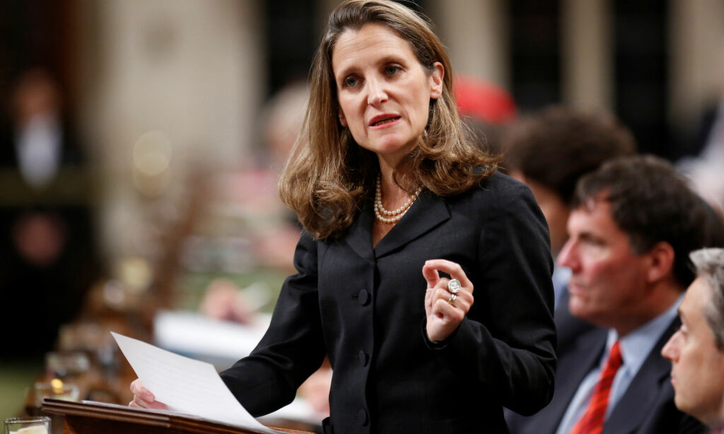 Canadas utenriksminister kritiserte Trumps utenrikspolitikk. Nevnte ikke presidenten med ett ord