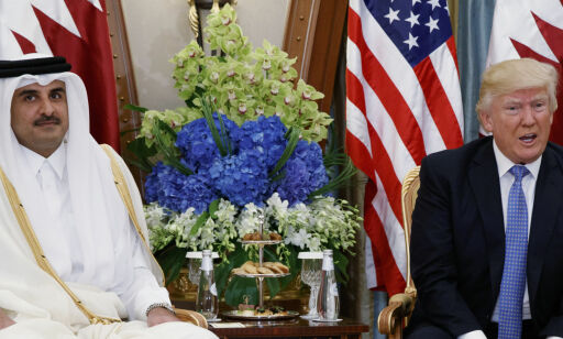 Dager etter at Trump anklaget Qatar for å finansiere terror, fikk de kjøpe jagerfly av USA for 101 milliarder