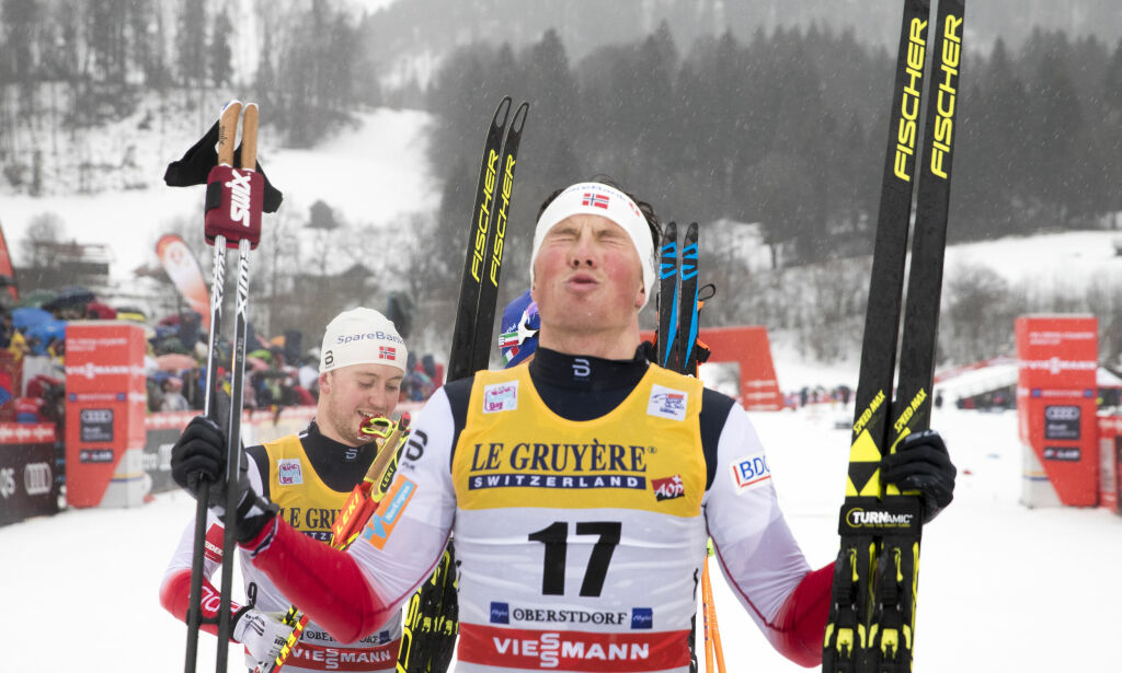 Emil Iversen vant etter mektig spurt. Rasende Ustjugov angrep eget utstyr
