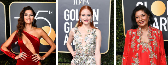 Enkelte trosset oppfordringen om helsvarte antrekk under Golden Globe. Dette er grunnen