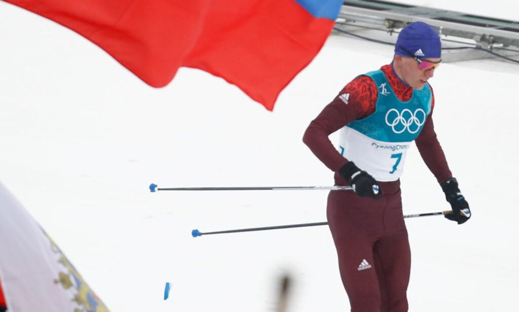 Mer enn ski: Her har Johannes fått en russer å slåss med