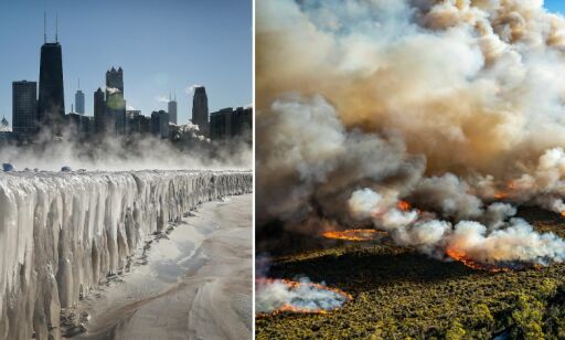 USA: Minus 44 grader.Australia: 46 varmegrader